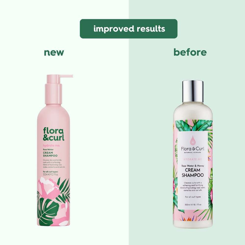 Flora & Curl Rose & Honey Cream Shampoo