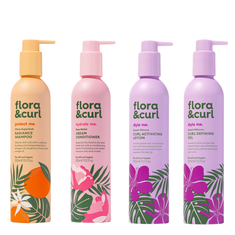 Flora & Curl Wash & Style Kit (Oily Scalp)