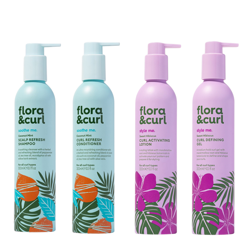 Flora & Curl Wash & Style Kit (Itchy Scalp)