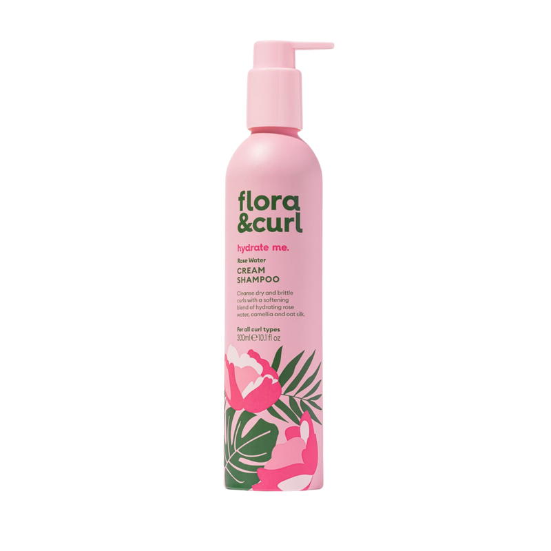Flora & Curl Rose Water  & Honey Cream Shampoo