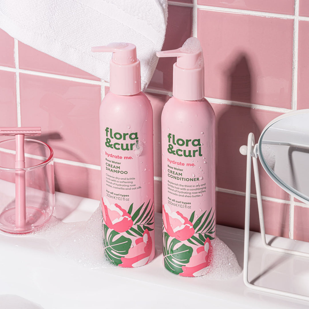 Flora & Curl Shampoo & buying Conditioner Set