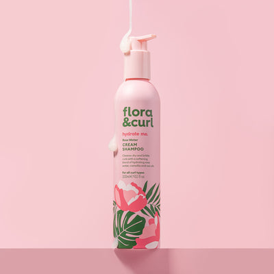 Flora & Curl Rose Water  & Honey Cream Shampoo