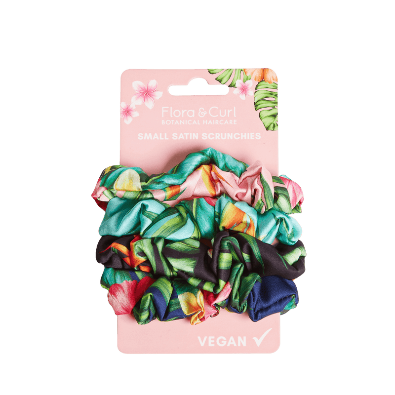 Flora & Curl Satin Scrunchies